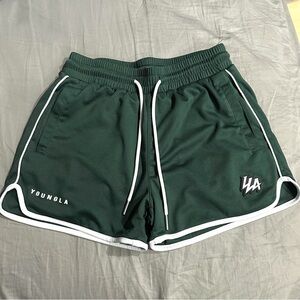 Youngla men mesh shorts athletic gym workout gear